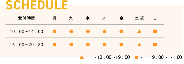 スケジュール